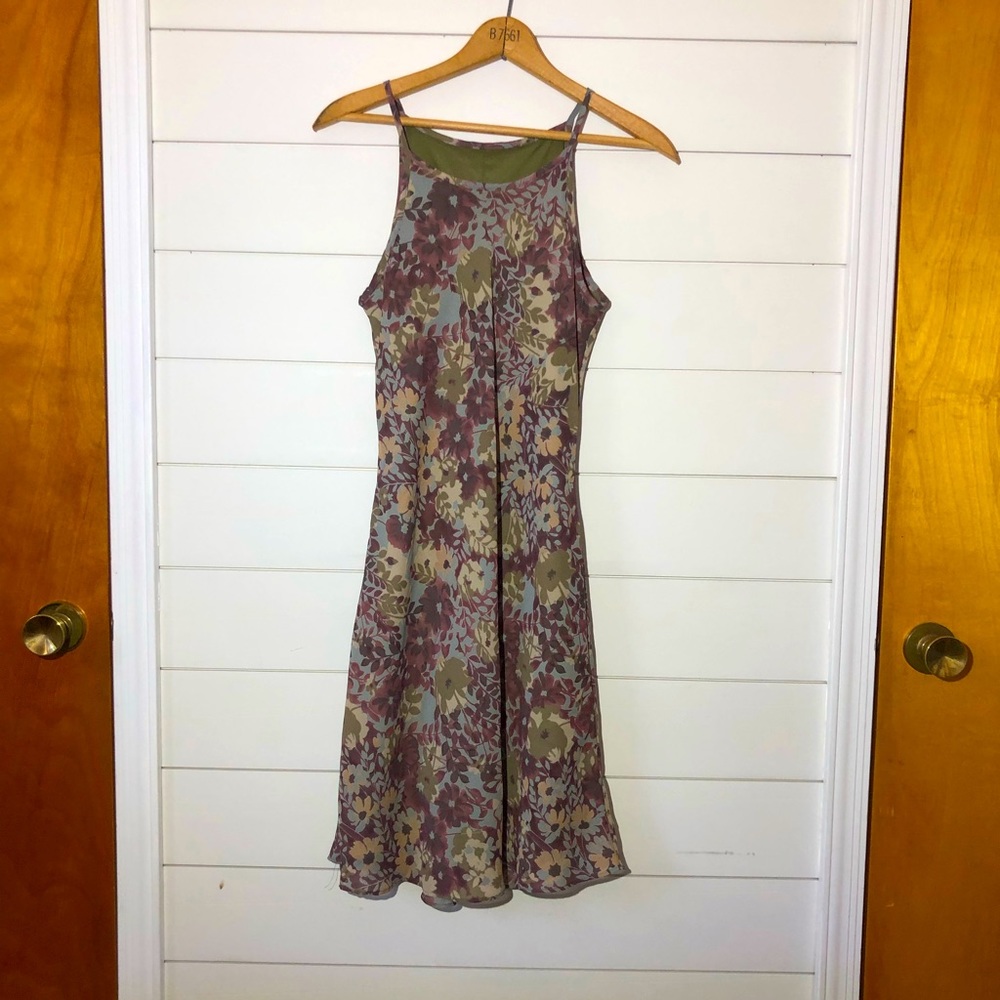 Vintage Y2K Floral Mini Dress Size 4